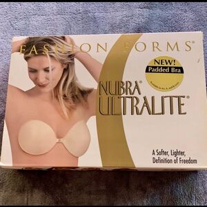 Fashion Forms Nubra Ultralite Padded Strapless Adhesive Bra - Nude/Cream